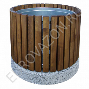 Вазон уличный для цветов "Лион Вуд"