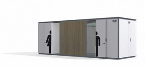 Уличный санузел "Модуль 7-1"