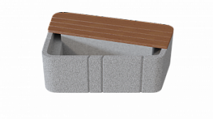 Скамья-вазон "Юнит С"