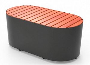 Скамейка металлическая "Юниверс 130х65х75"