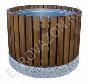 Вазон уличный для цветов "Александрия Вуд"