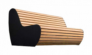 Скамья из металла и дерева "Сафи 300"